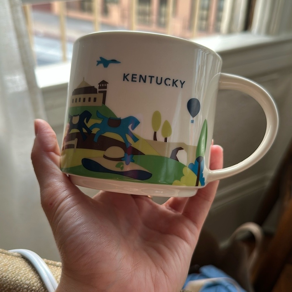 Starbucks 2017 Kentucky You Are Here Ceramic Coffee Tea Mug Cup 14oz